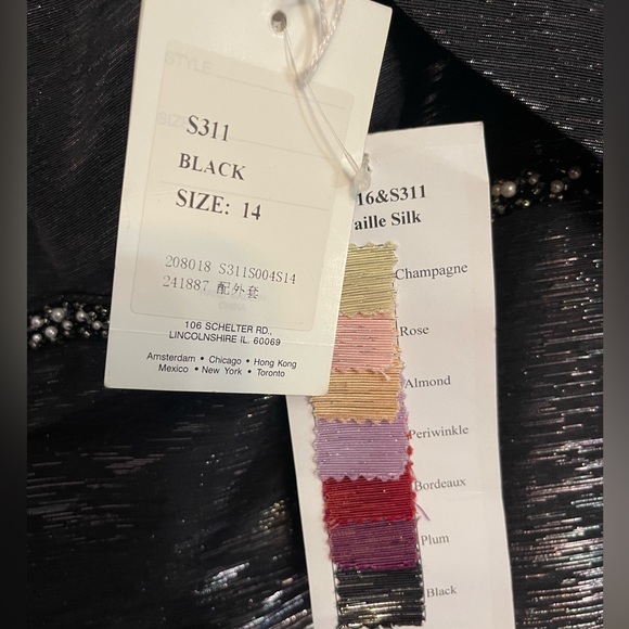 2pc Randa Black Dress - Picture 4 of 4